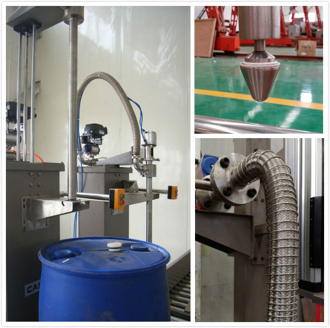 Automatic 200L plastic barrel filling line