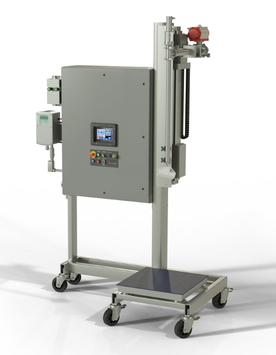 Compact drum filler