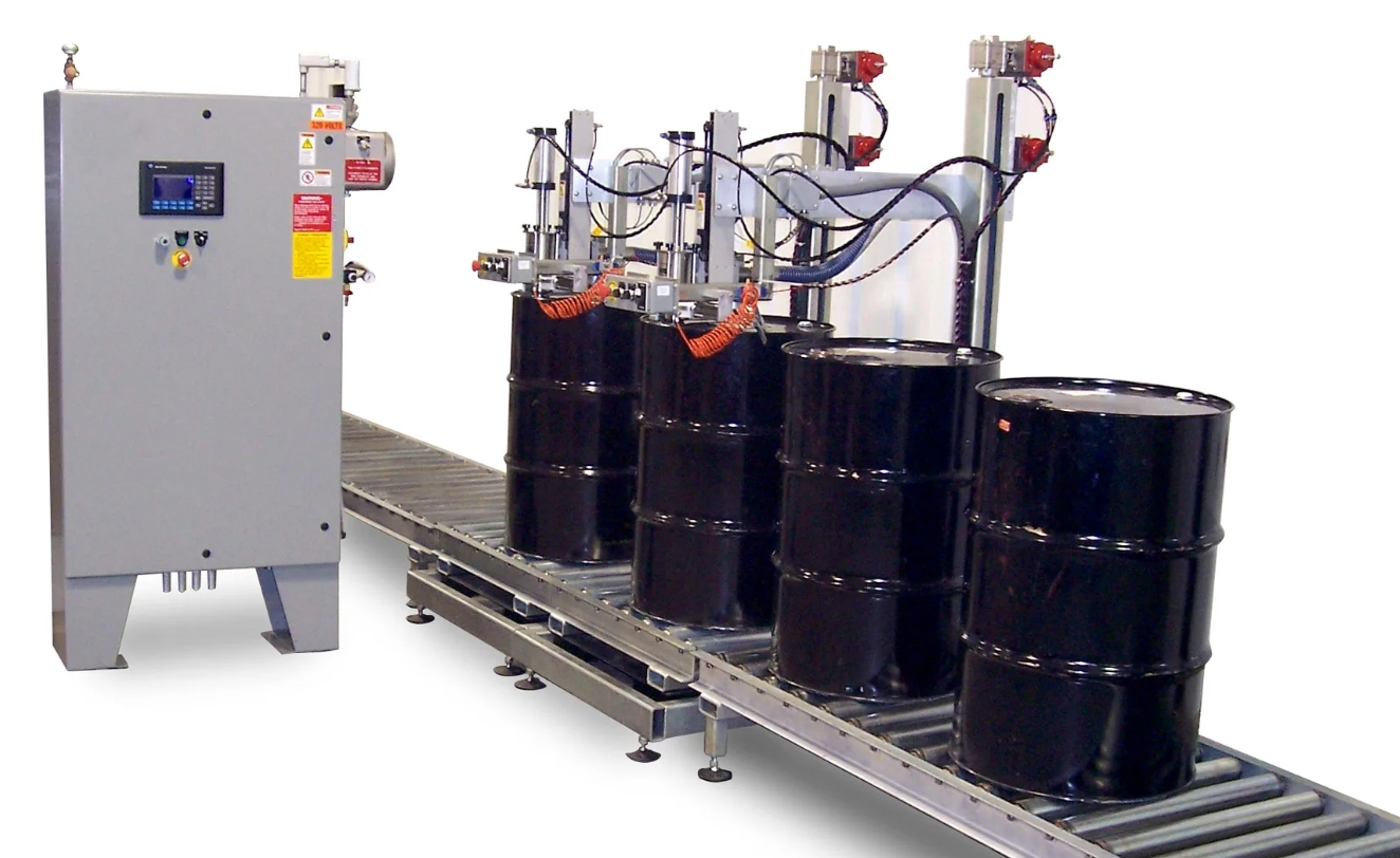 Compact drum filler