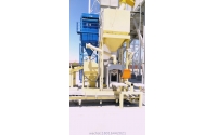 Pneumatic single nozzle packing machine site view