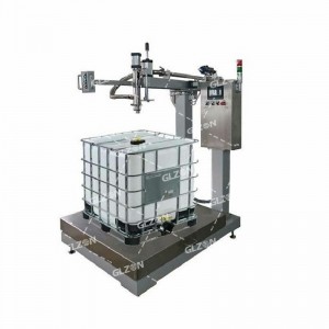 1000L-IBC噸桶手動壓蓋機,油脂壓蓋機灌裝生產(chǎn)線