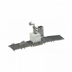 1200升噸桶鋁銀漿灌裝機(jī)_雙工位自動(dòng)搖臂灌裝機(jī)