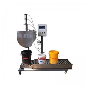 ?半自動(dòng)灌裝機(jī)油性物流液體灌裝機(jī)化工桶油漆涂料灌裝機(jī)