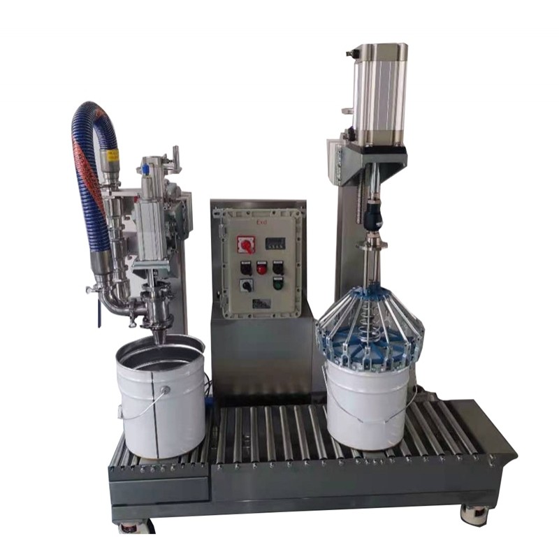 自動定位灌裝機 儲桶式定量灌裝機 敞口桶灌裝機