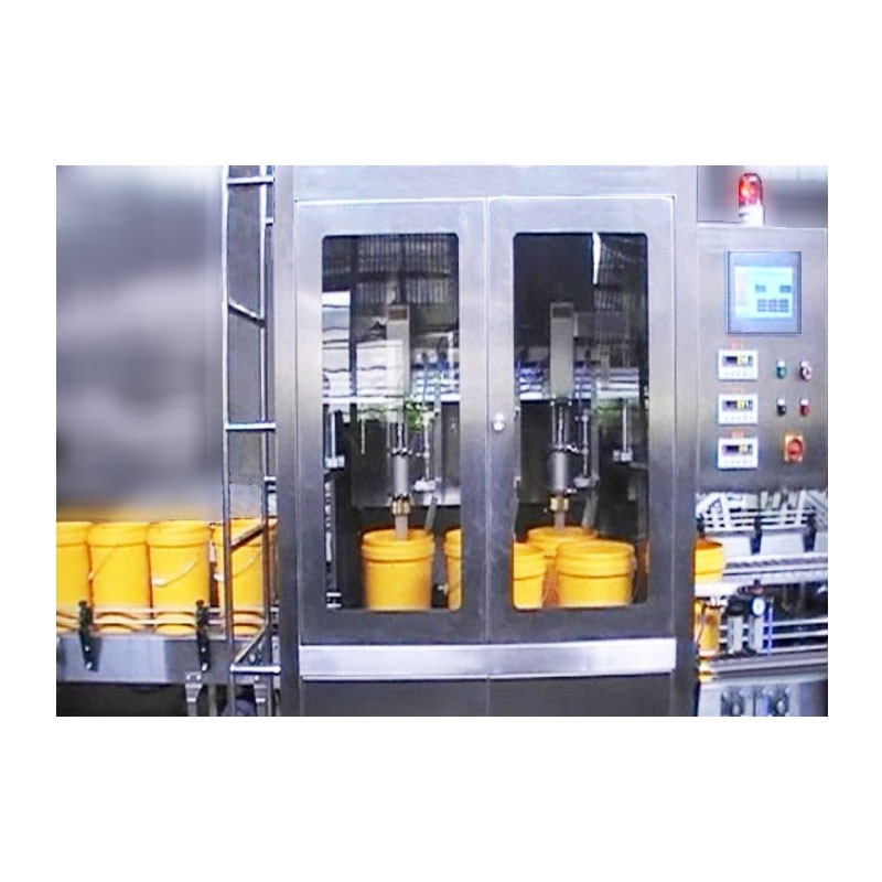 25L聚酯灌裝線 自動(dòng)夾蓋灌裝線智能化灌裝設(shè)備