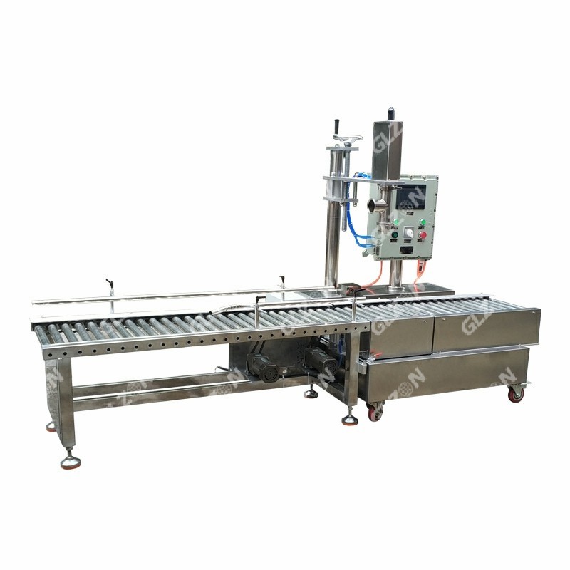 機(jī)油灌裝機(jī) 45L自動(dòng)貼標(biāo)灌裝機(jī)