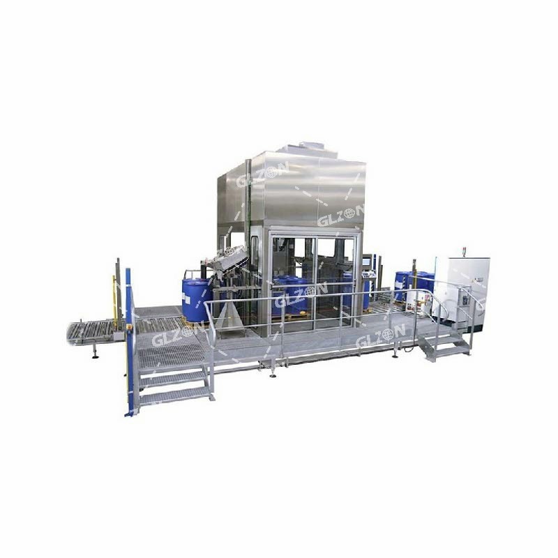 自動對口分裝線-200KG玻璃水分裝線