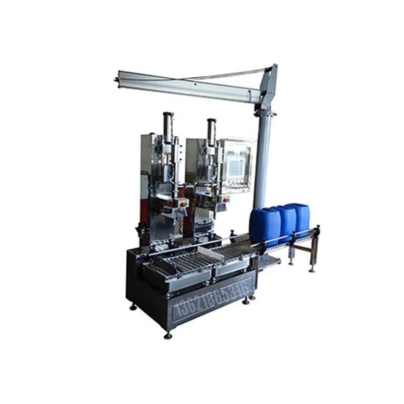 ?潤滑油全自動稱重式灌裝機 液體灌裝設備 防凍液罐裝機現貨