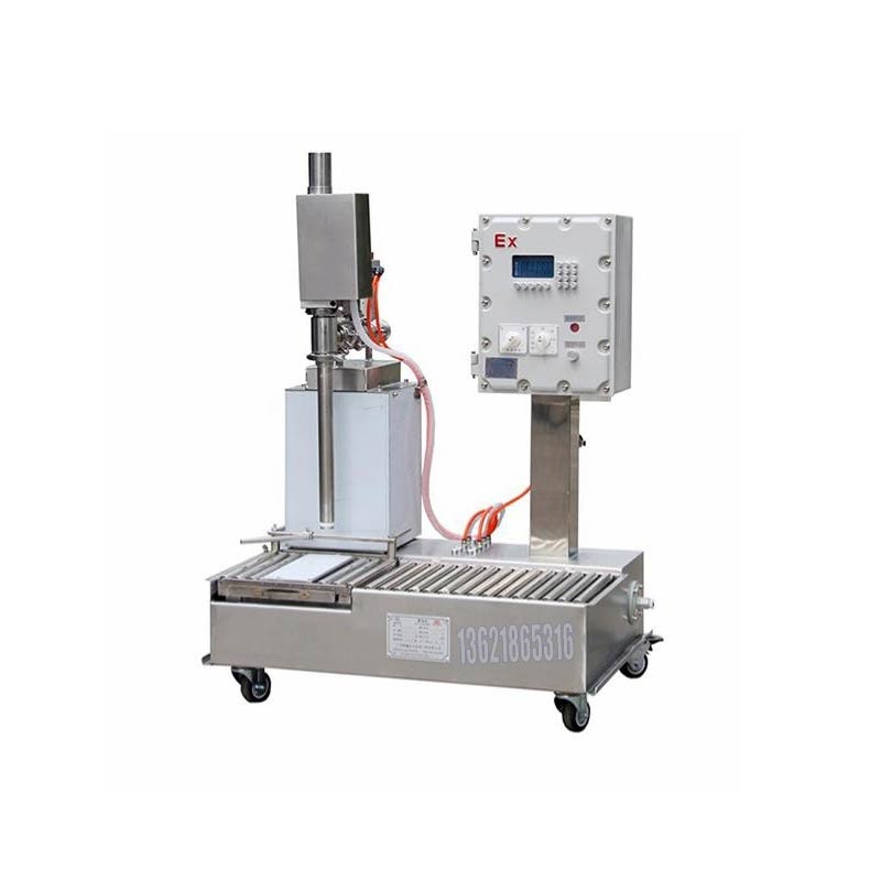 ?稱重液體灌裝機(jī)-小型酒精液體防爆灌裝設(shè)備