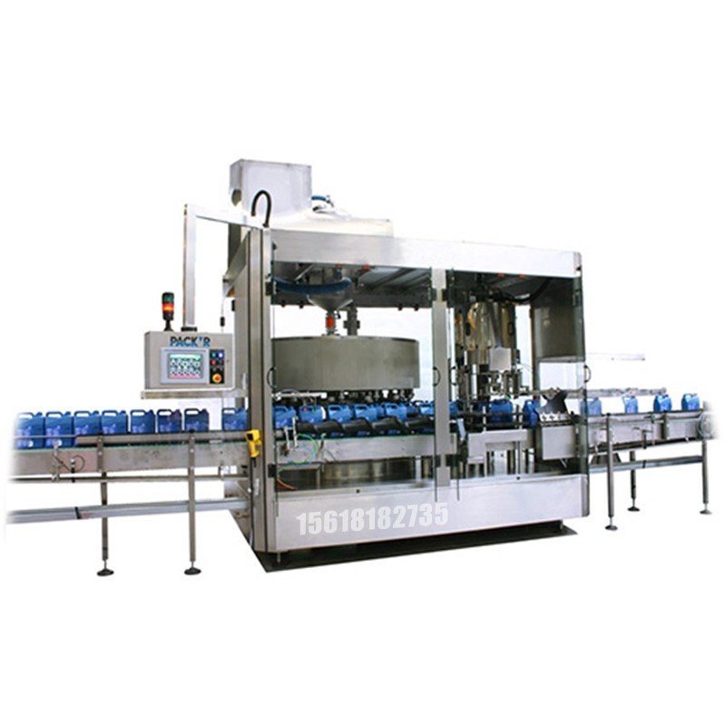 高速旋轉(zhuǎn)灌裝鎖蓋機(jī)